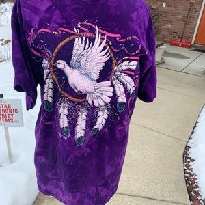 Vintage tye die dreamcatcher Ragtops shirt M